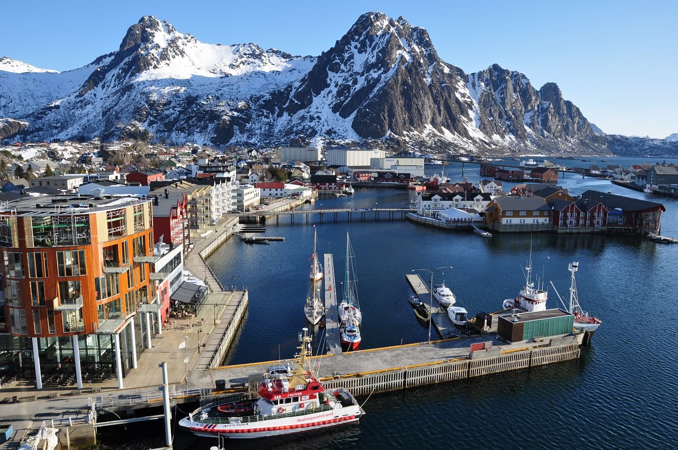 Svolvaer, Vågan Municipality, Austvågøy Island, Lofoten, Nordland County, Norway