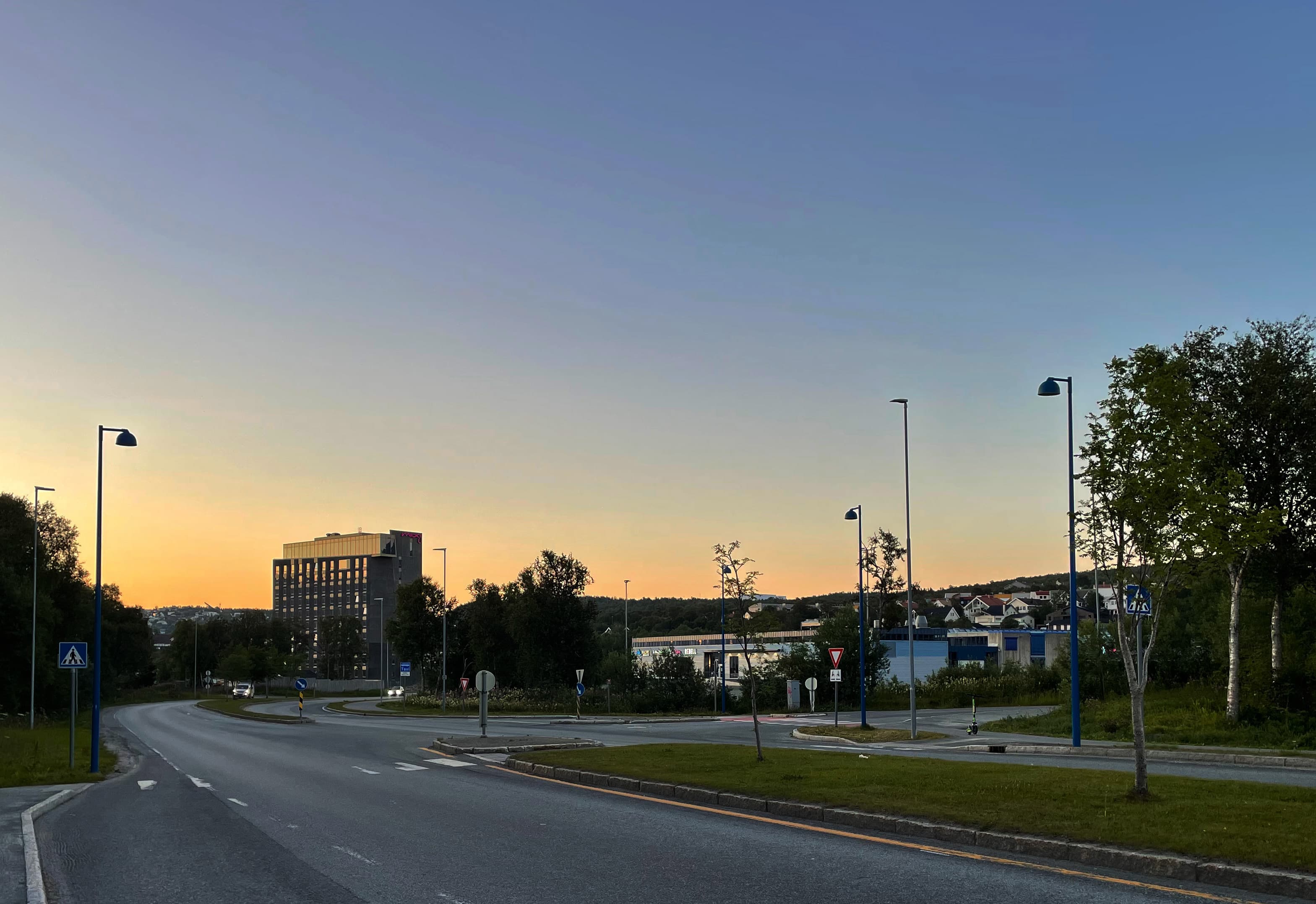 Exterior of Moxy Hotel in Tromsø